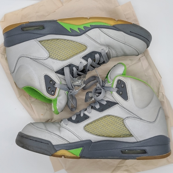 Nike Air Jordan 5 Retro 'Green Bean' Men sz.10 - Picture 5 of 12